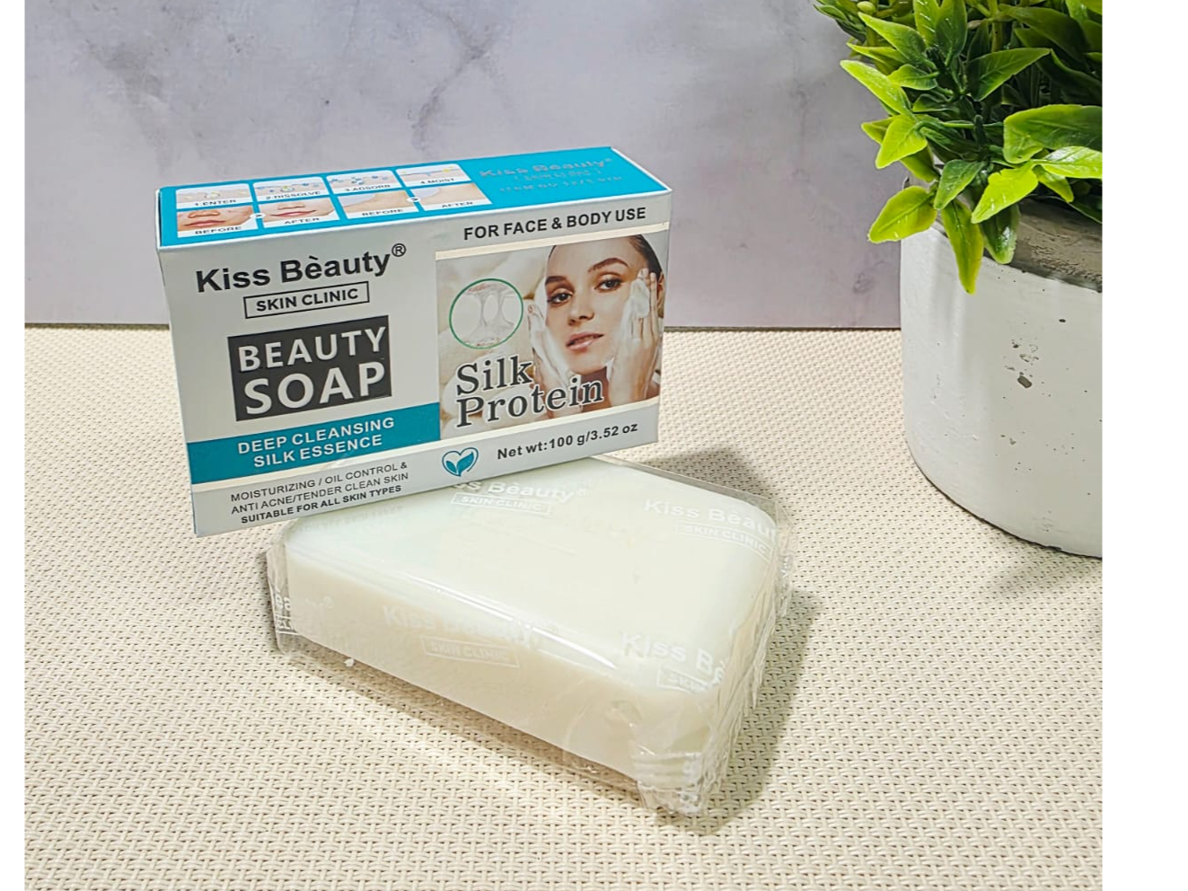 Jabon de belleza proteina de seda