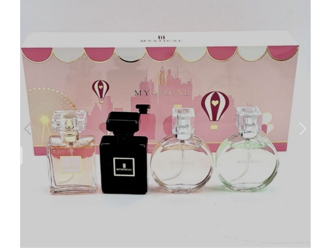 -Estuche de 4 perfumes x 30ml c/u
