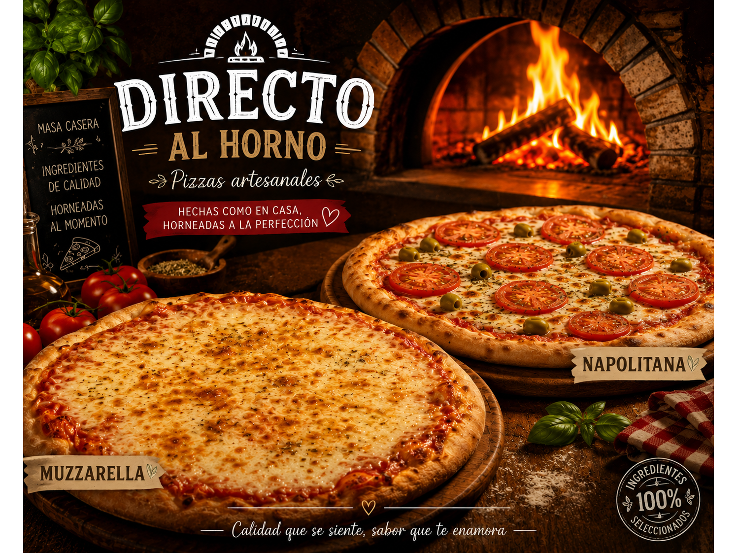 PROMO 2  - 1 Muzarella + 1 Napolitana
