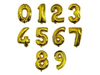 Globos número 80cm ORO