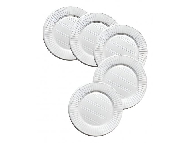 Platos 17cm blancos x50u