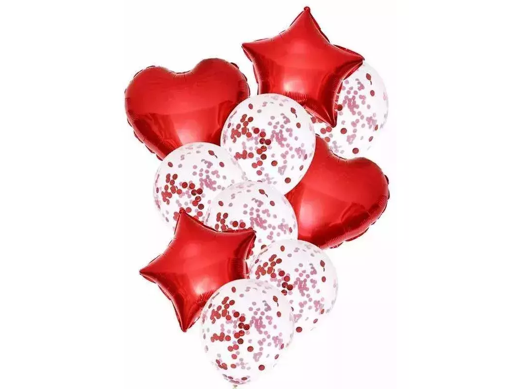 Set de globos san Valentín