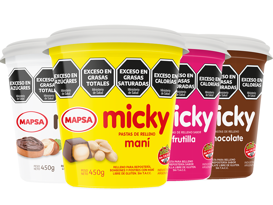 Pastas de relleno marca misky (mapsa)