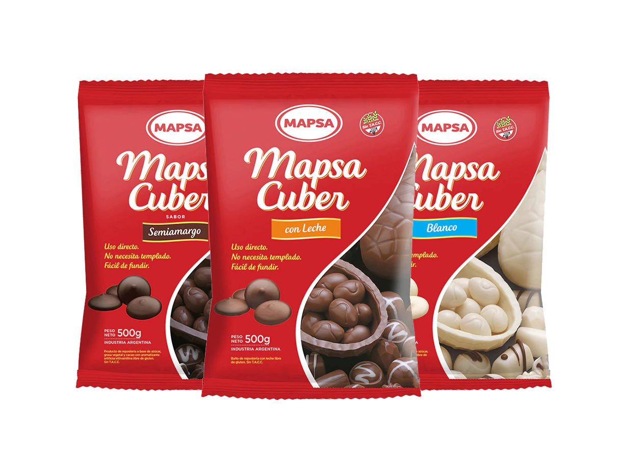 Chocolate mapsa blanco x500g