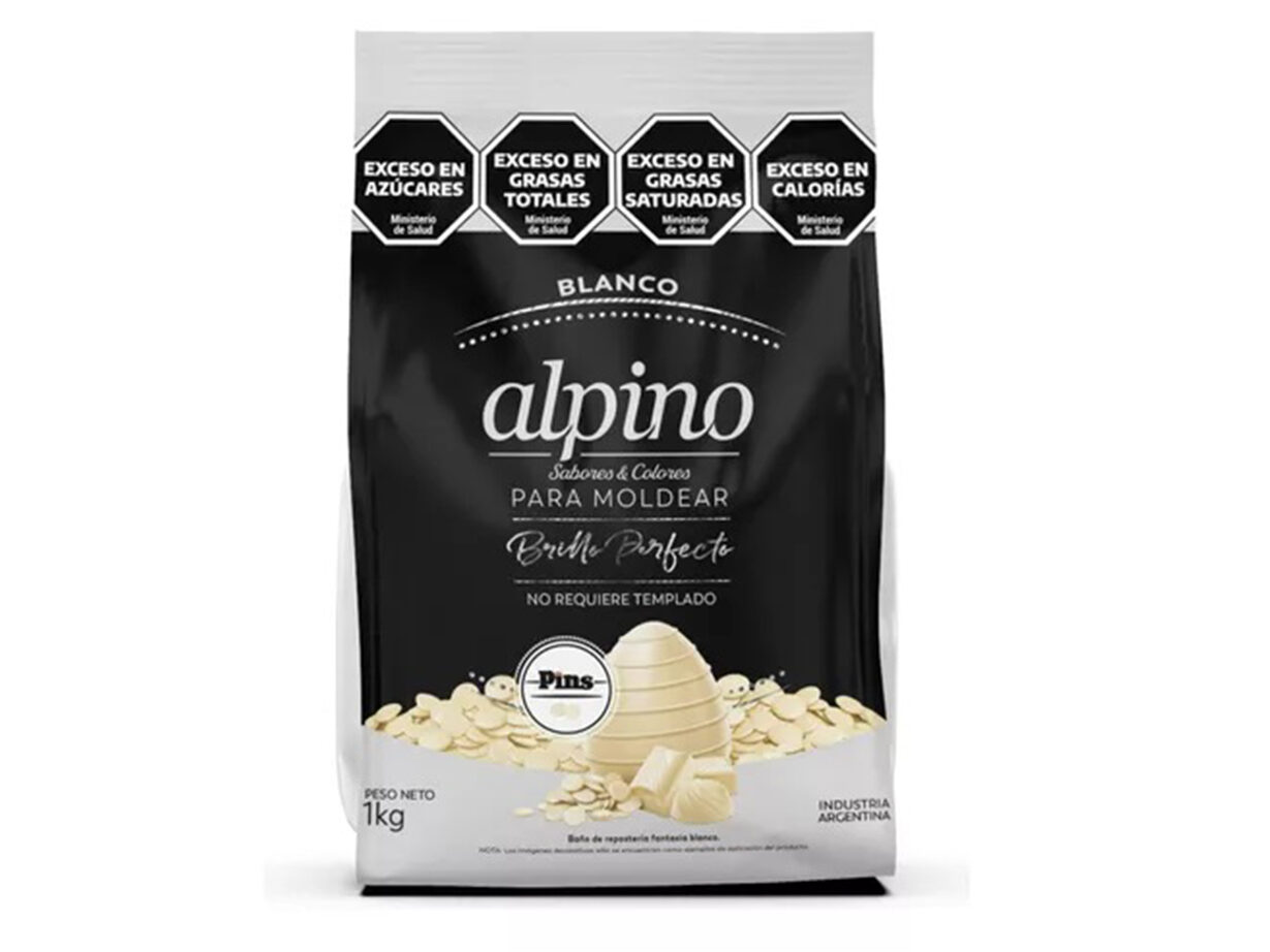 Chocolate alpino x1kg BLANCO