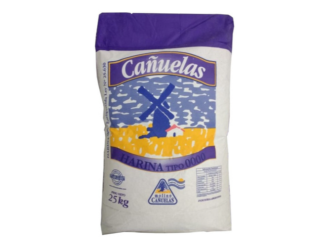 HARINA CAÑUELAS 0000 X 25 KG.