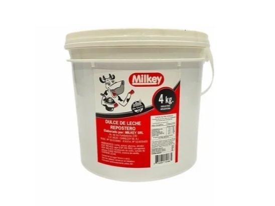 DULCE DE LECHE MILKEY X 4 KG.