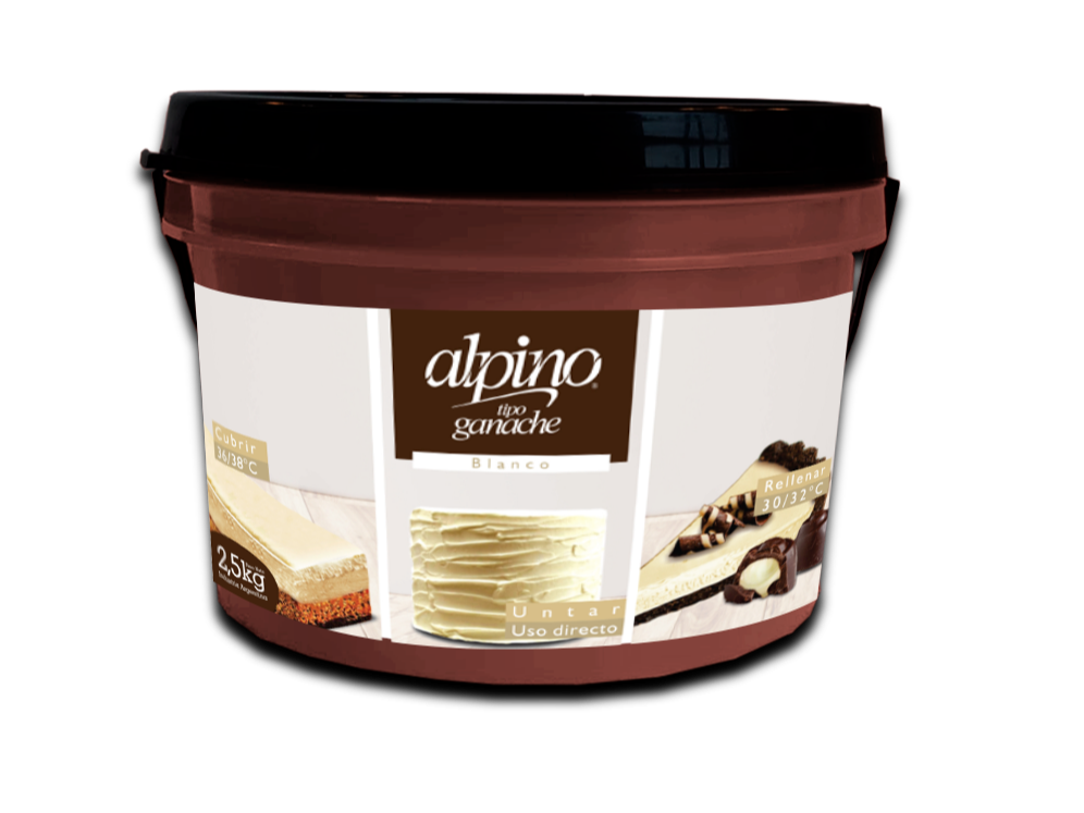 GANACHE ALPINO X 2,5 KG.