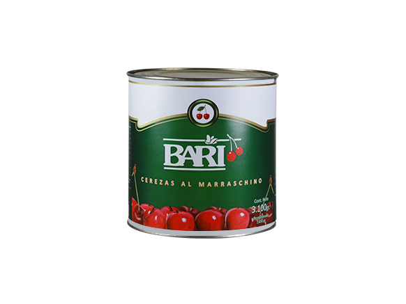 CEREZAS AL MARRASCHINO LATA X 3,1 KG.