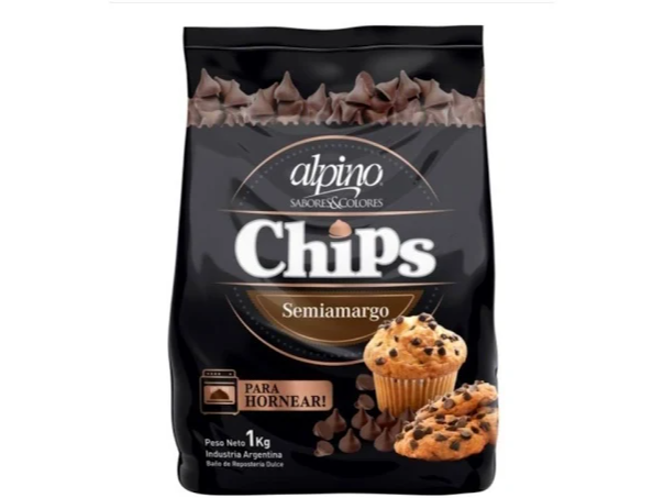 CHIPS DE CHOCOLATE ALPINO