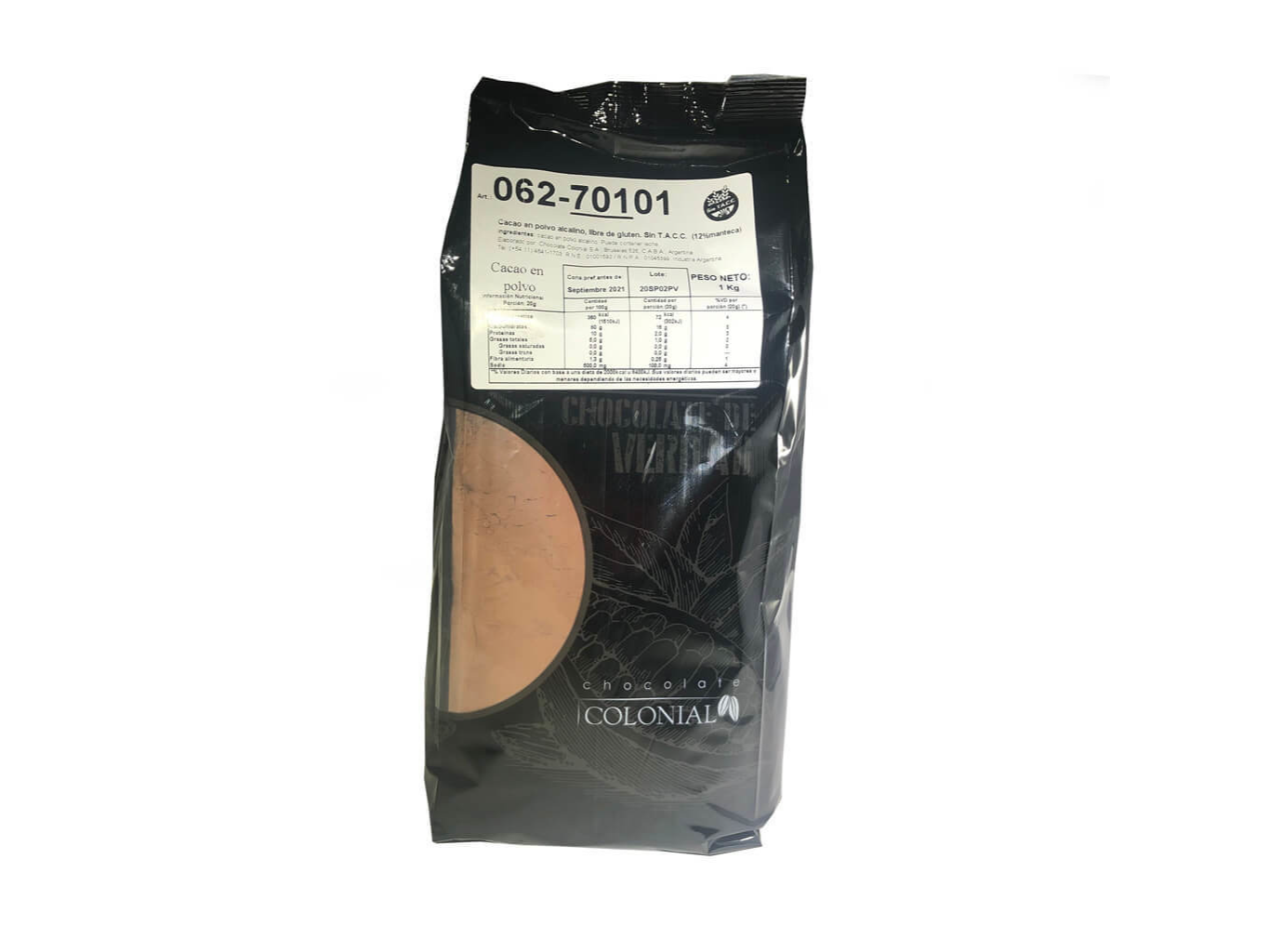 CACAO ALCALINO COLONIAL X 1 KG.