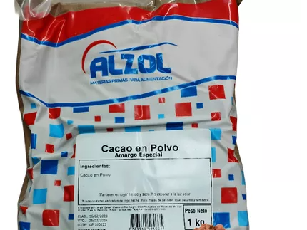 CACAO AMARGO ALZOL X KG.