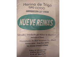 HARINA  "0000" NUEVE REINAS X 25 KG