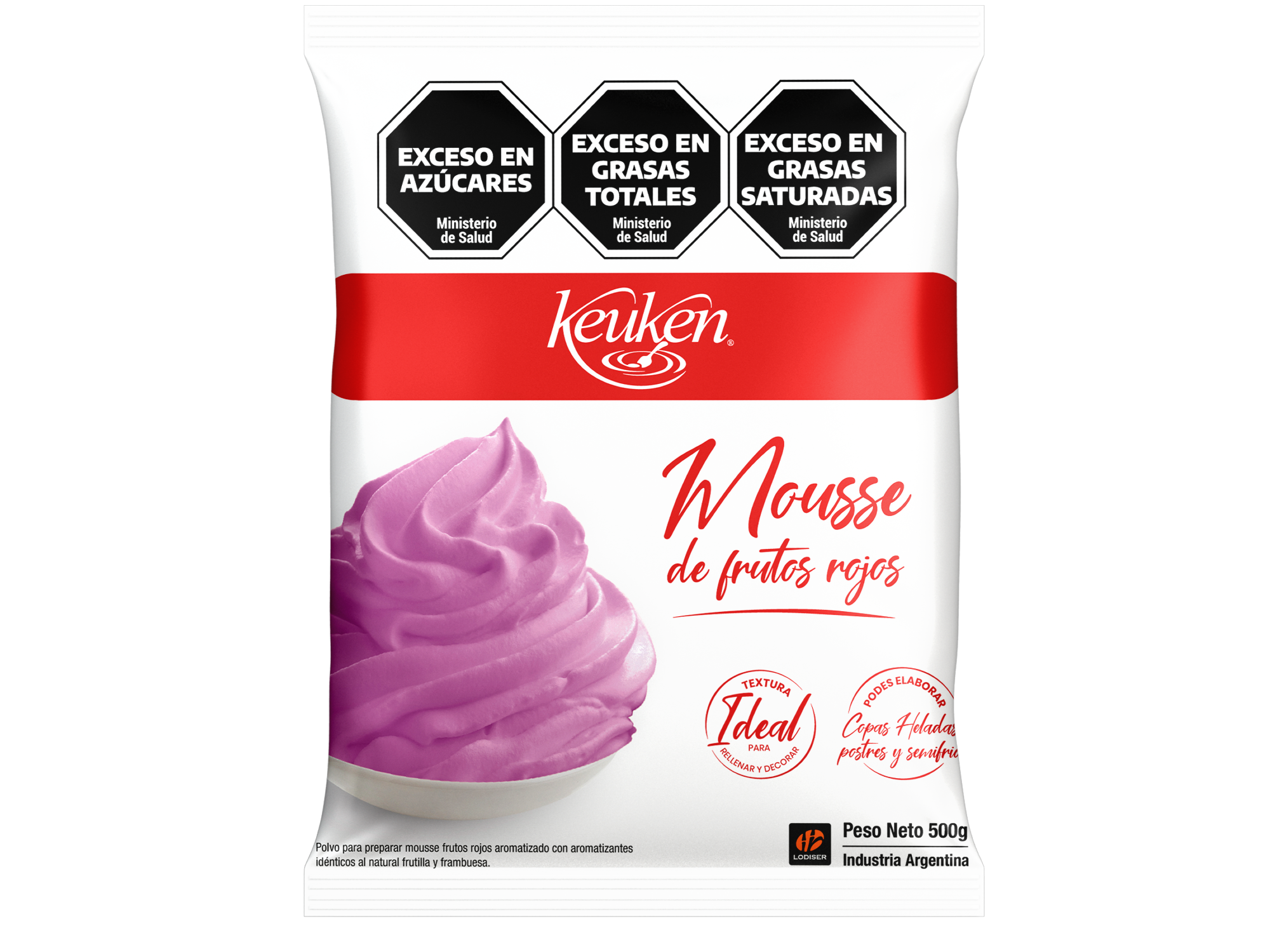 MOUSSE DE FRUTOS ROJOS KEUKEN X 500 GRS. (Copia)