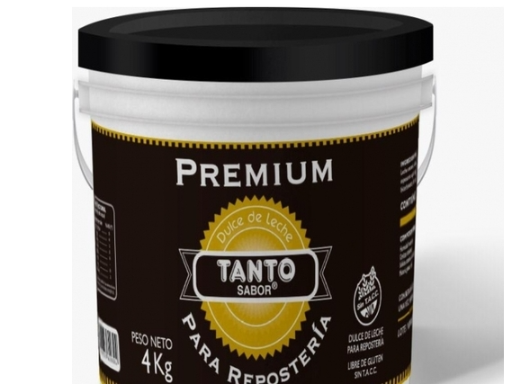 DULCE DE LECHE TANTO PREMIUM X 4 KG.