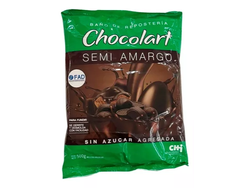 CHOCOLART SEMIAMARGO SIN AZUCAR X 500 GRS.