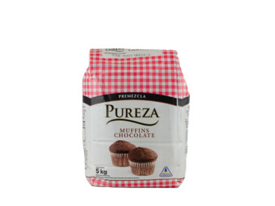 PREMEZCLA MUFFIN CHOCOLATE PUREZA X 5 KG.