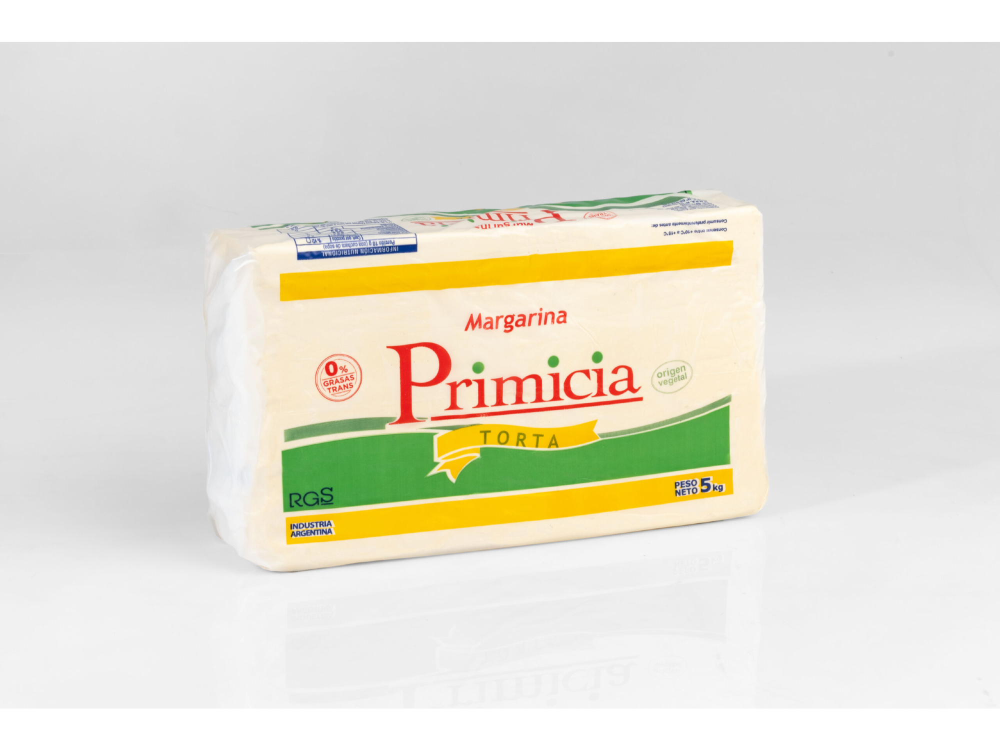 MARGARINA PRIMICIA TORTA X 5 KG.