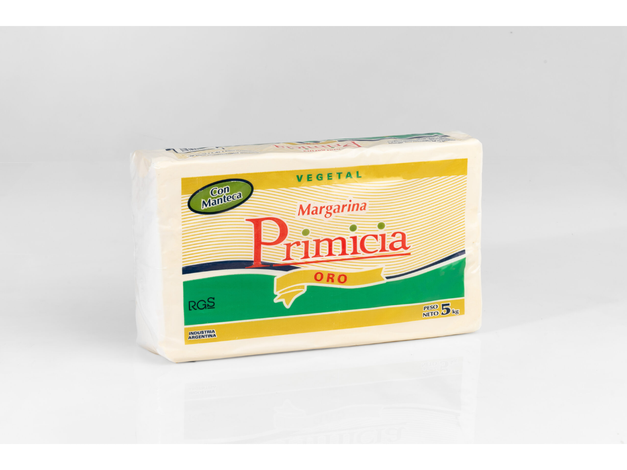 MARGARINA PRIMICIA ORO HOJALDRE X 5 KG.