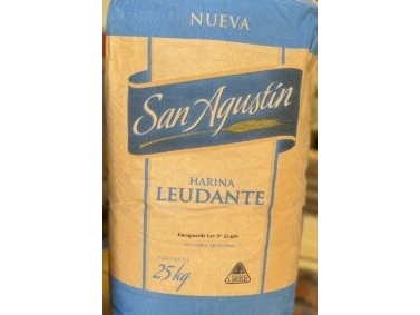 HARINA LEUDANTE SAN AGUSTÍN CAÑUELAS X 25 KG.