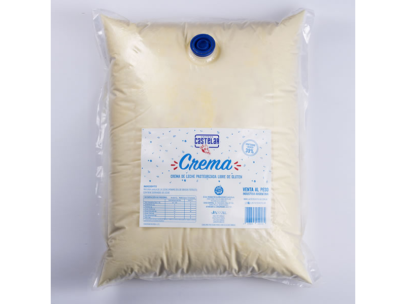 CREMA DE LECHE CASTELAR 39° X 10 LITROS