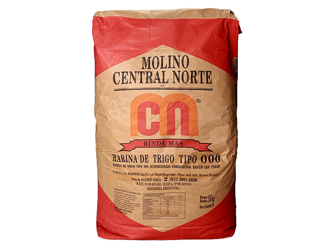 HARINA CENTRAL NORTE 000 X 25 KG.