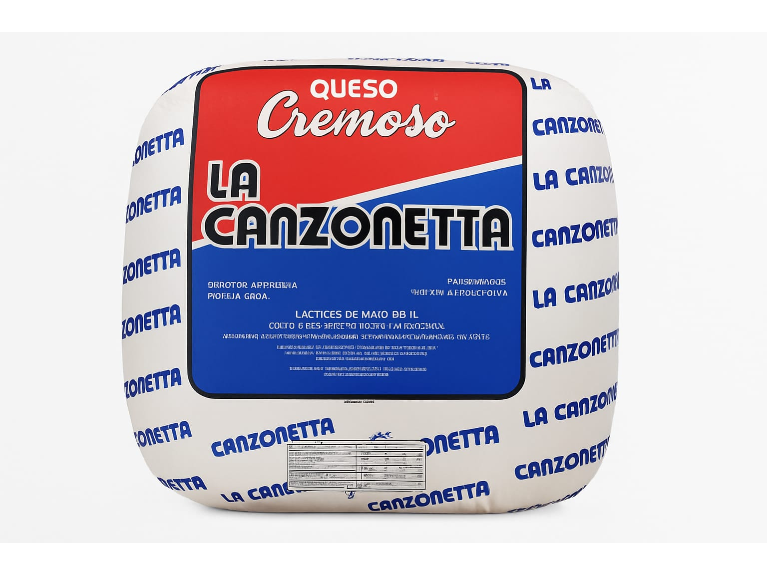 QUESO CREMOSO CANZONETTA X 4 KG.
