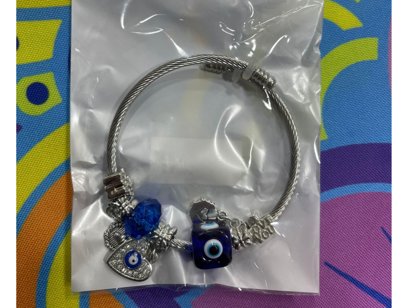 PULSERA OJO TURCO METAL