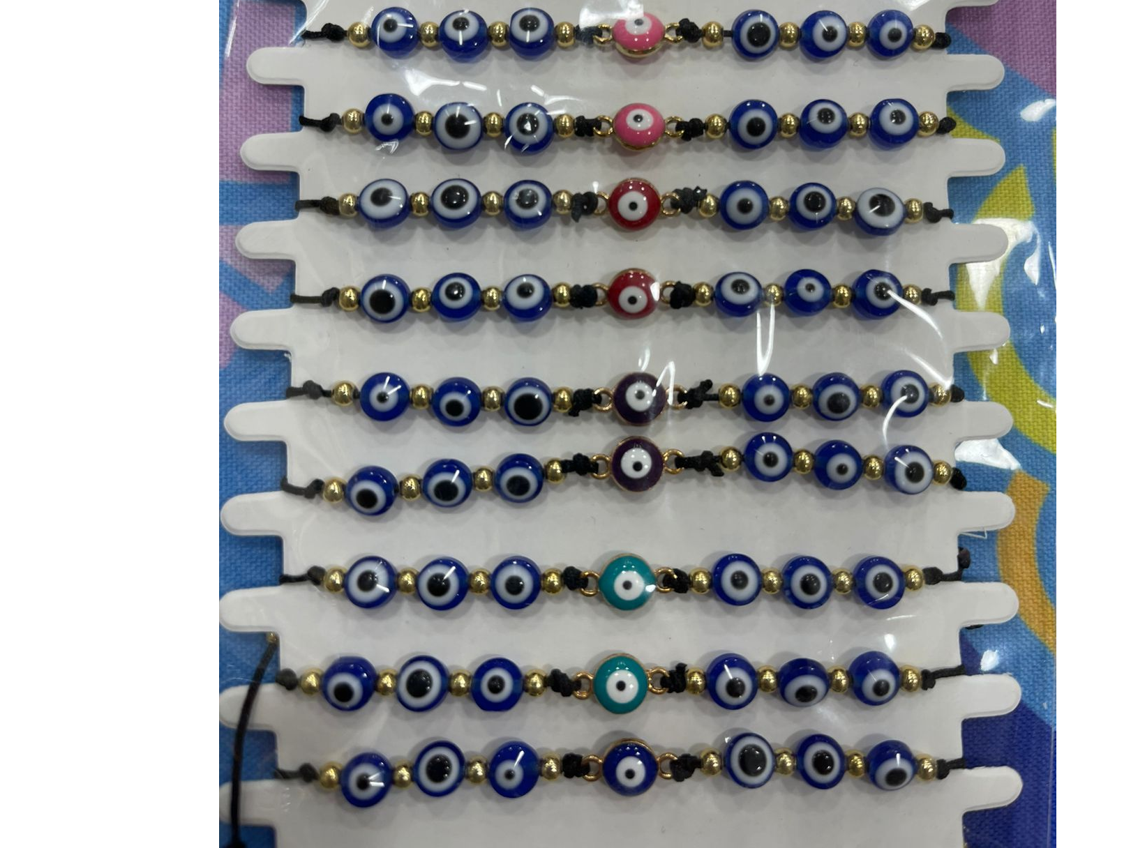 PULSERA OJITOS TURCO C/U cod4457