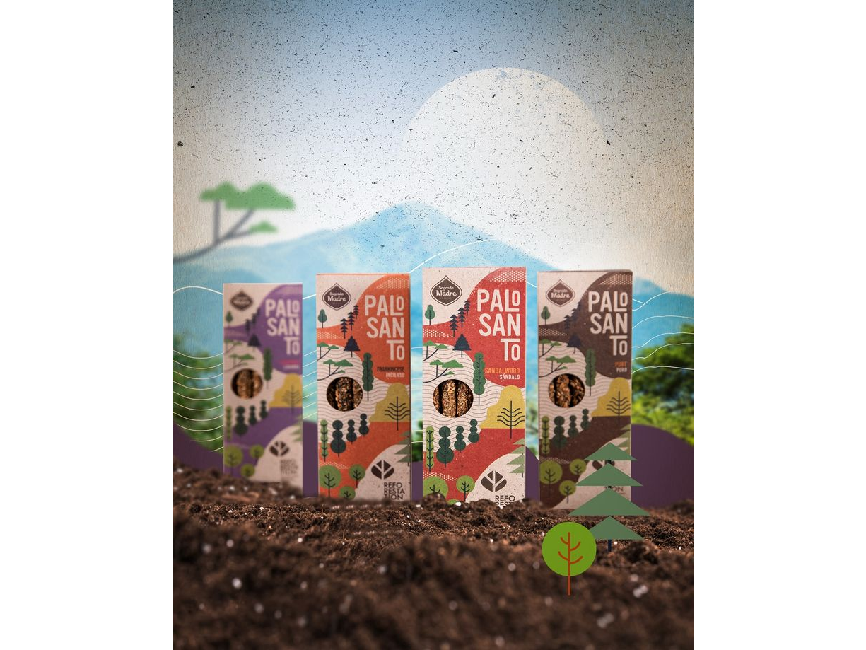 Sahumerio Palo Santo Corto