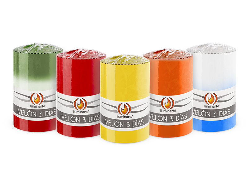 Velón 3 Días Liso