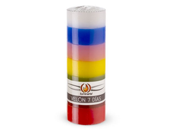 Velón 7 Días 7 Colores