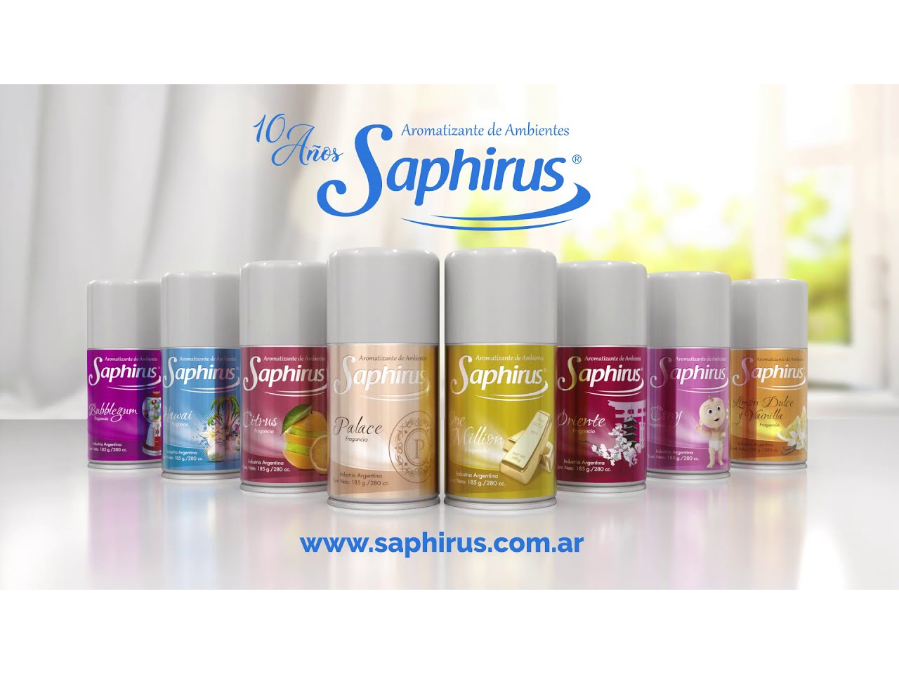 Pack x120 unidades Aerosol Saphirus