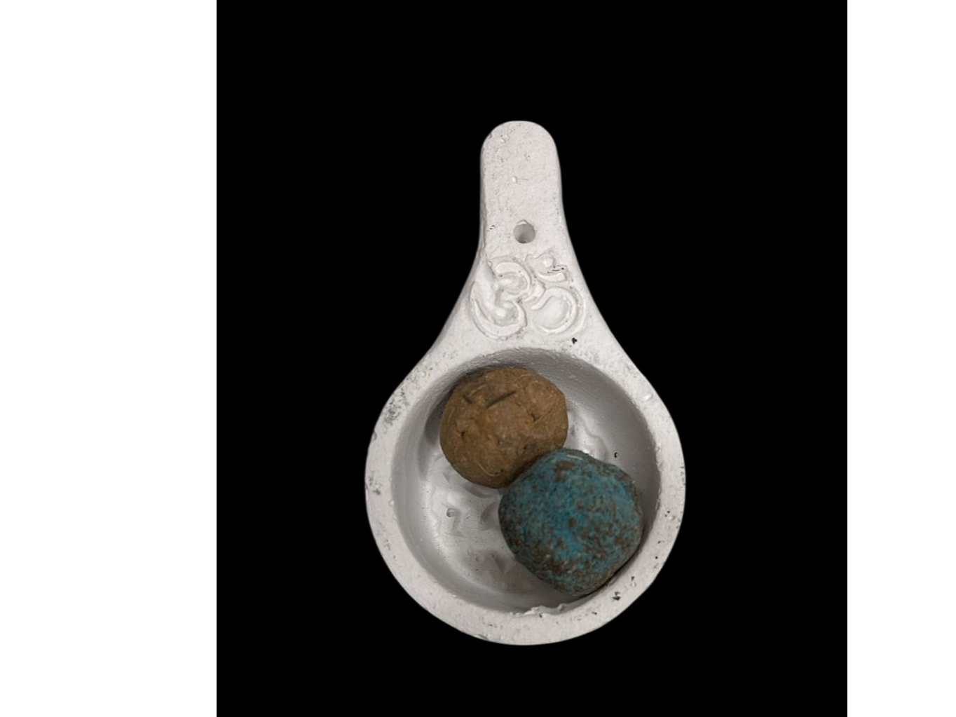 Sahumador OM corto yeso cod:3205