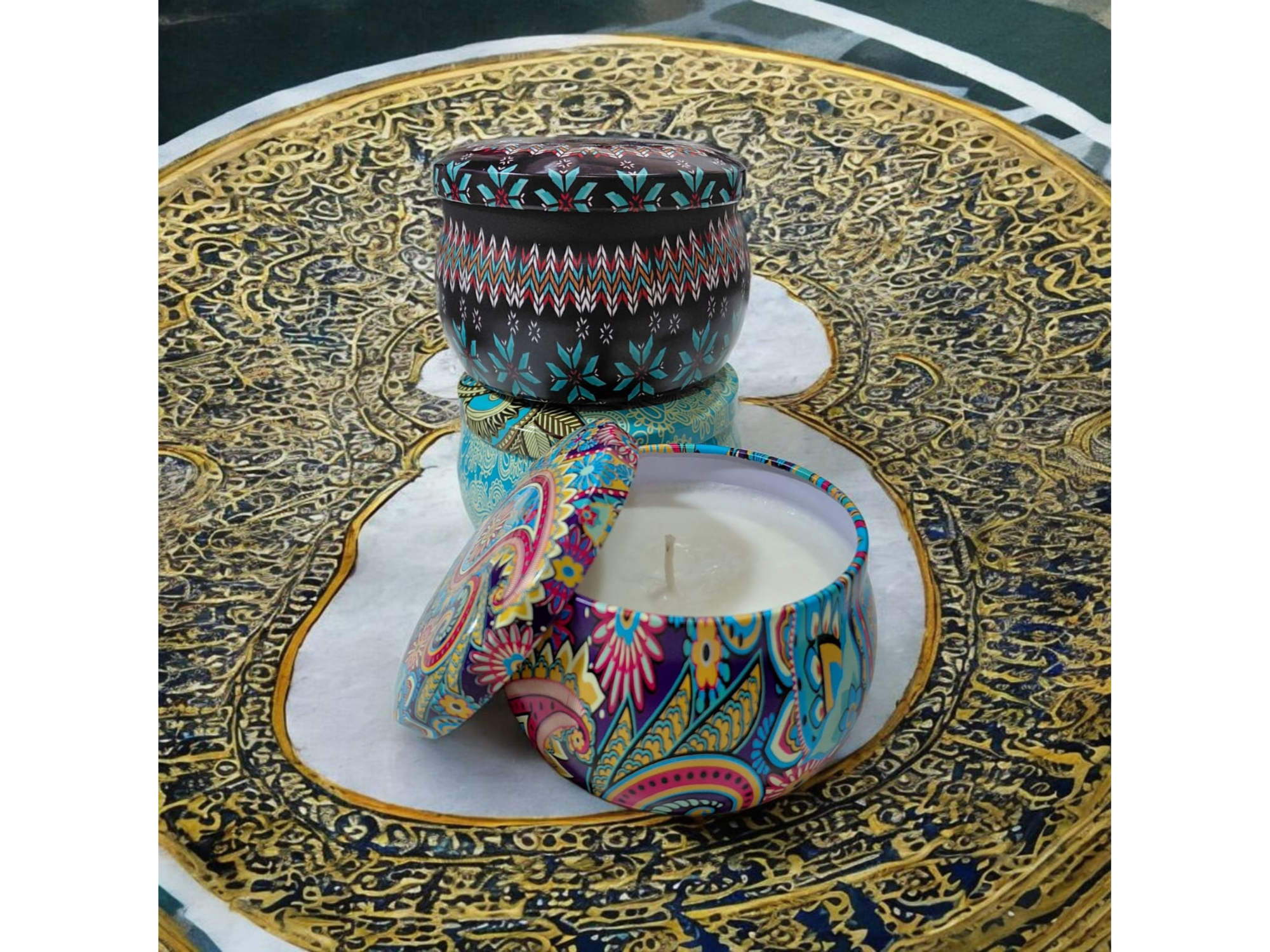 Vela Aromatica en lata grande MV