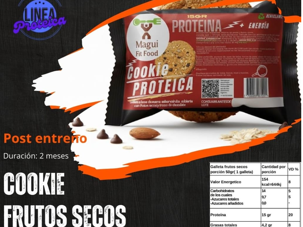 Cookie Proteica       Frutos Secos
