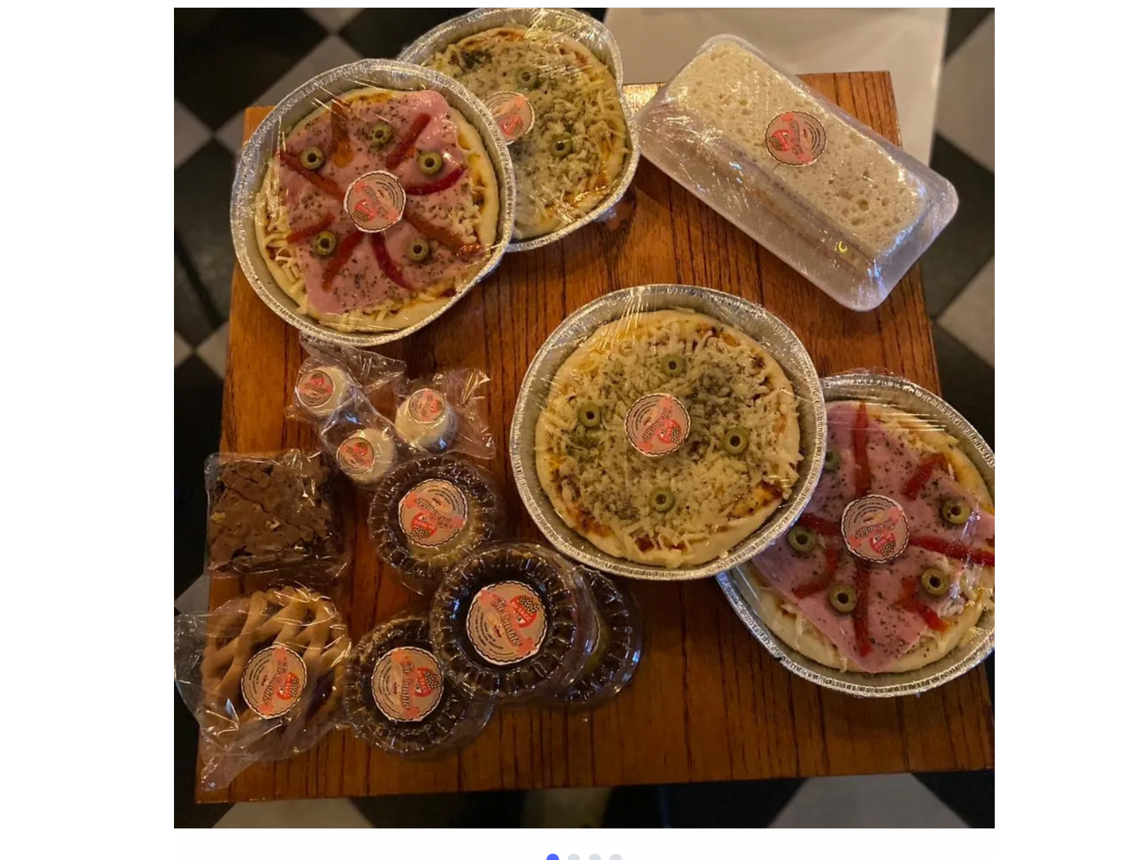 Pizza lista individual para horno