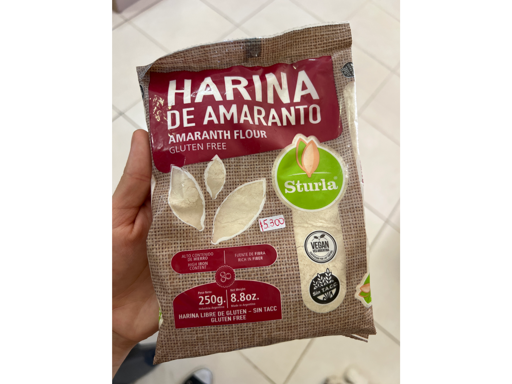 Harina de Amaranto