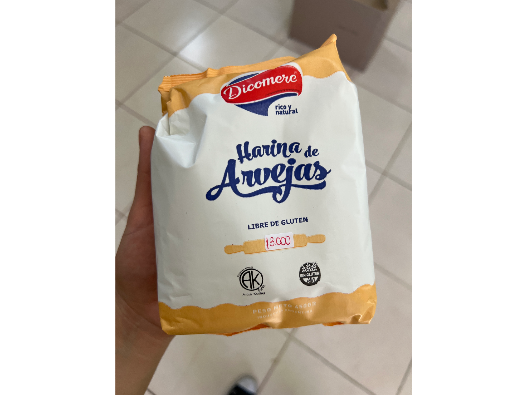 Harina de arveja