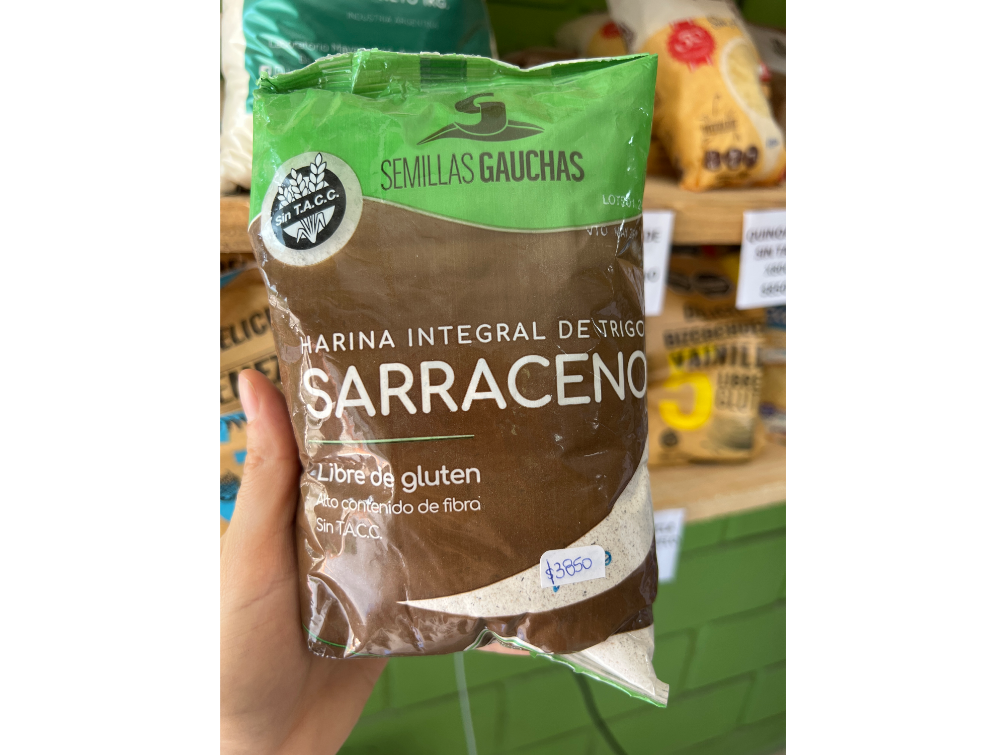 Harina integral de trigo sarraceno