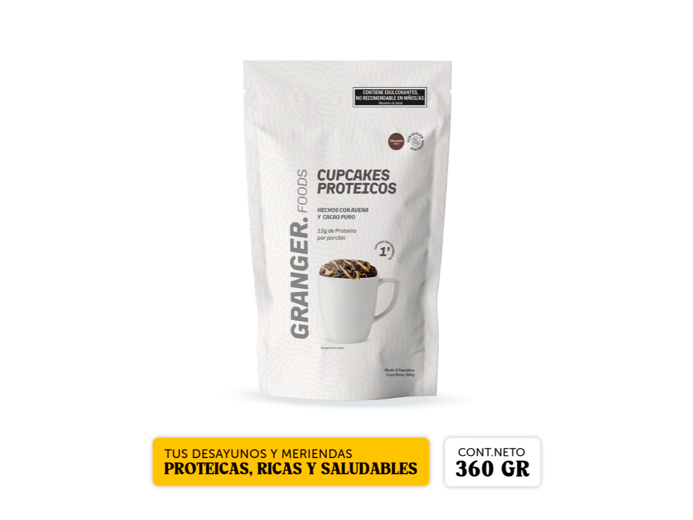 Cupcake Proteico chocolate GRANGER