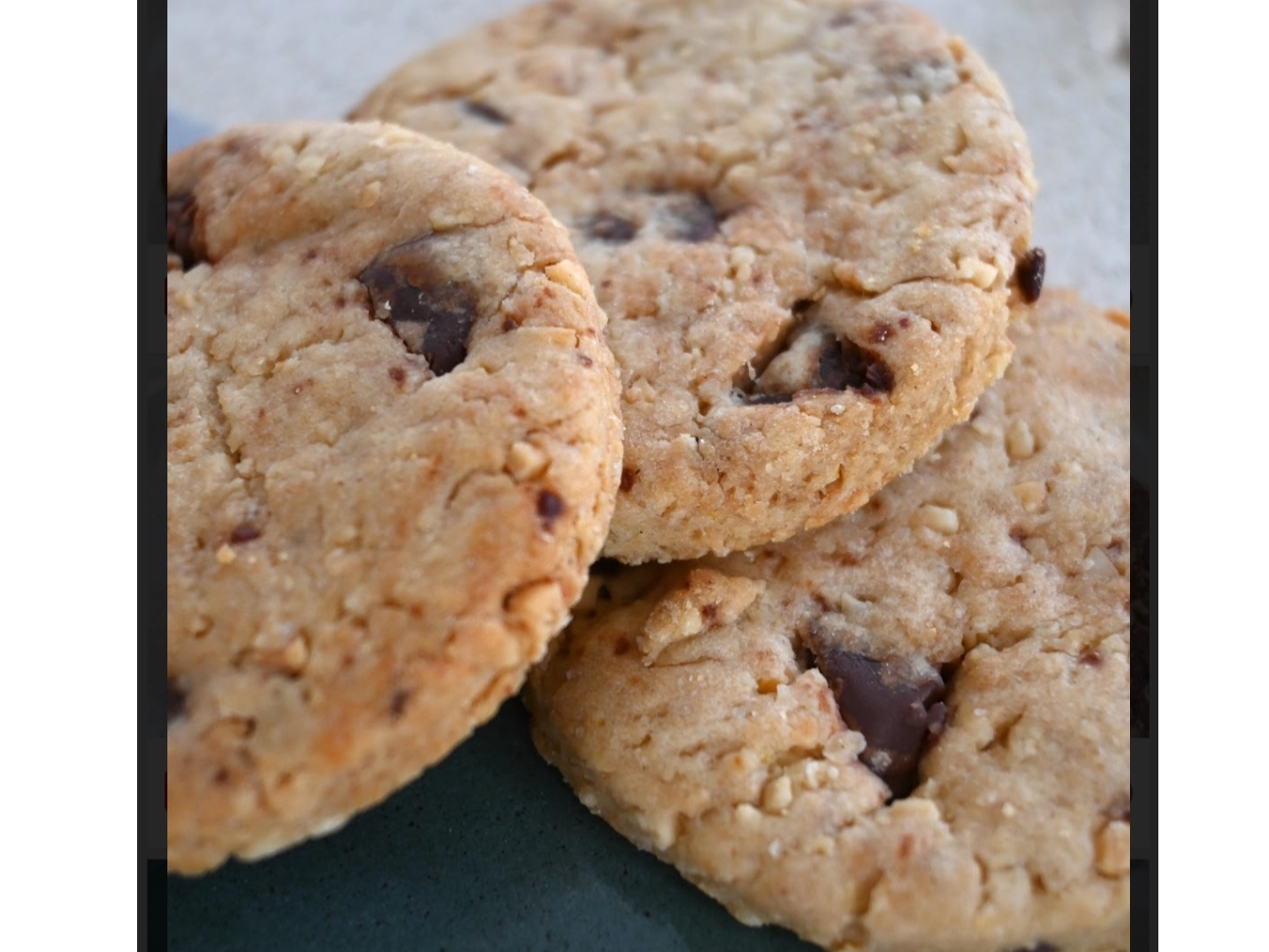 Cookies con chips de chocolate