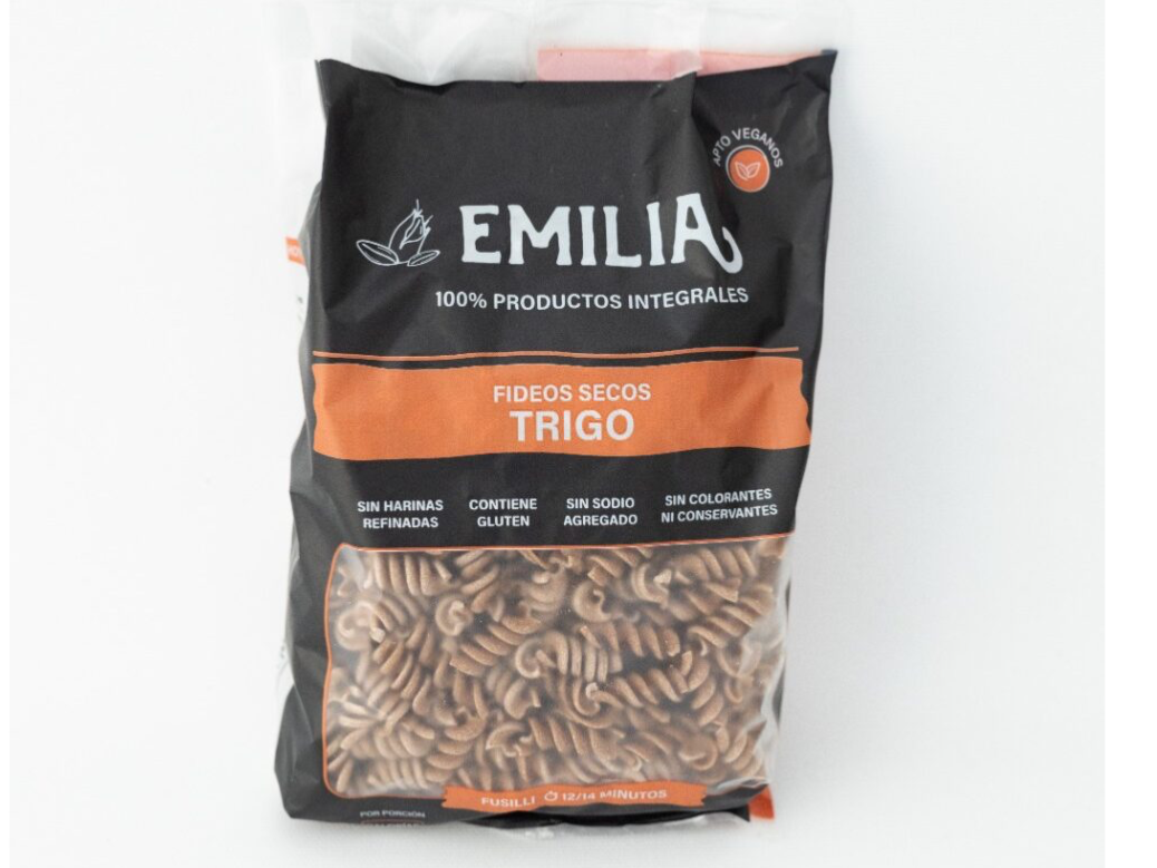 Fideo tirabuzón Integral