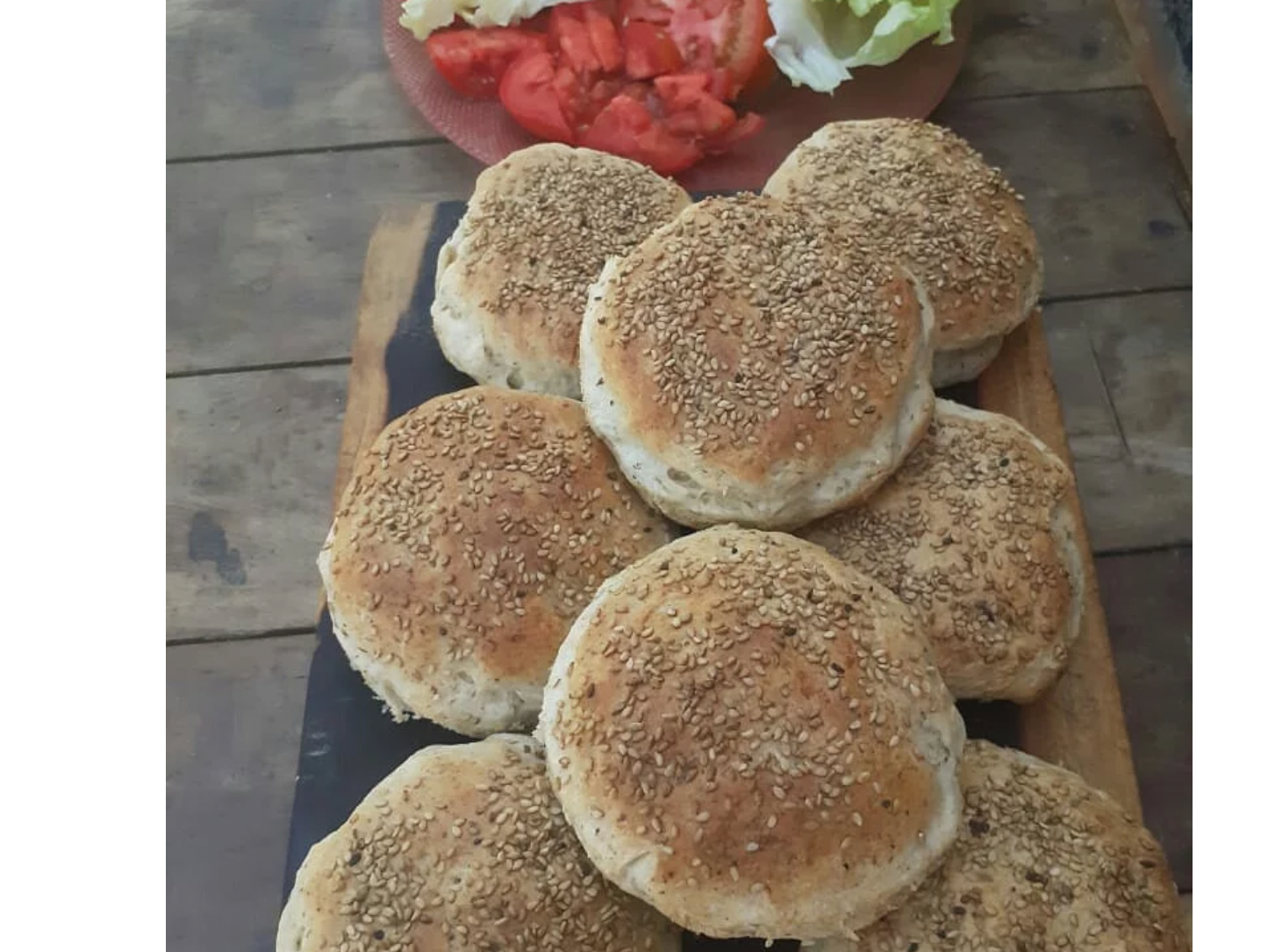 Pan para hamburguesas x 2