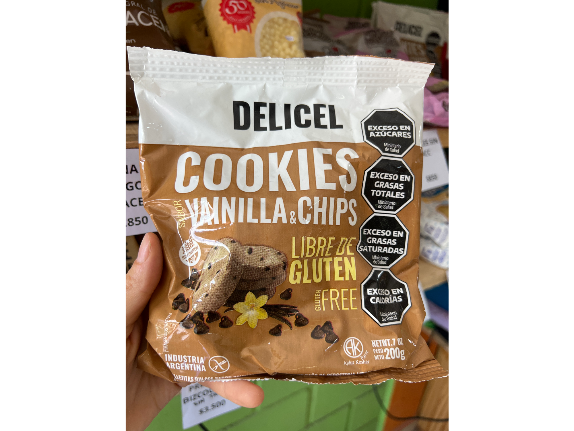 Cookies vainilla y chips