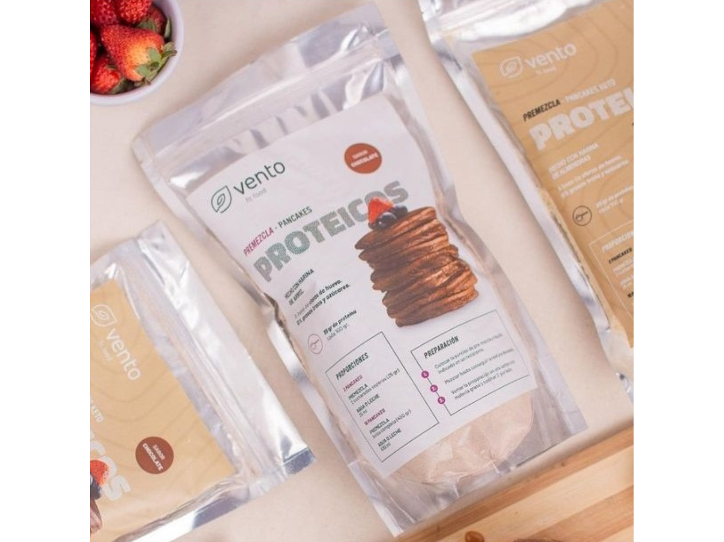 PANCAKES PROTEICOS X450GR- VENTO