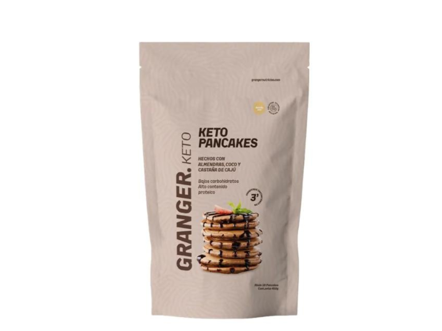 PANCAKES KETO DE VAINILLA X400GR- GRANGER