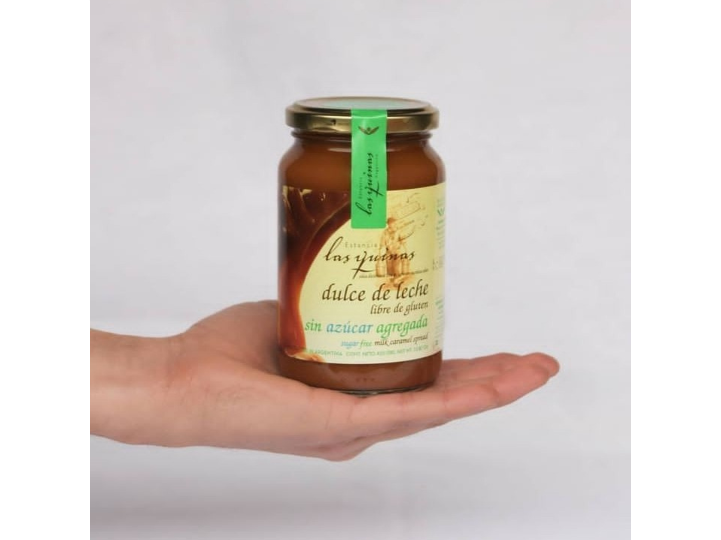 DULCE DE LECHE ORG. SIN AZUCAR SIN TACC X450GR- LAS QUINAS