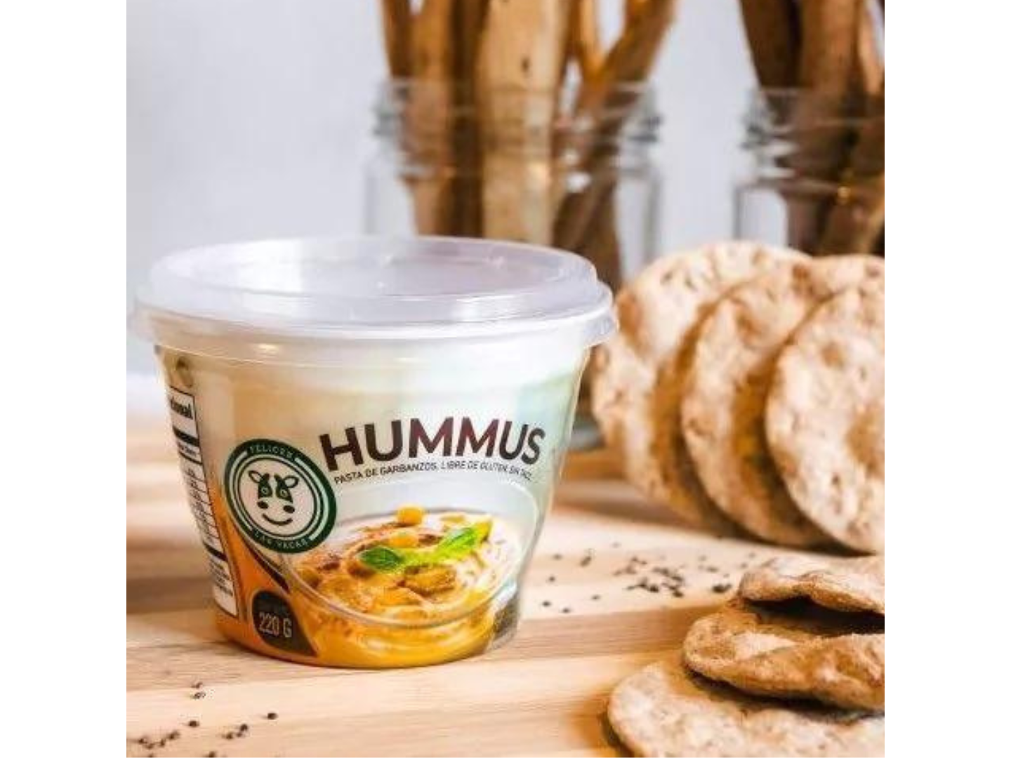 HUMMUS DE GARBANZOS SIN TACC X220GR- FLV