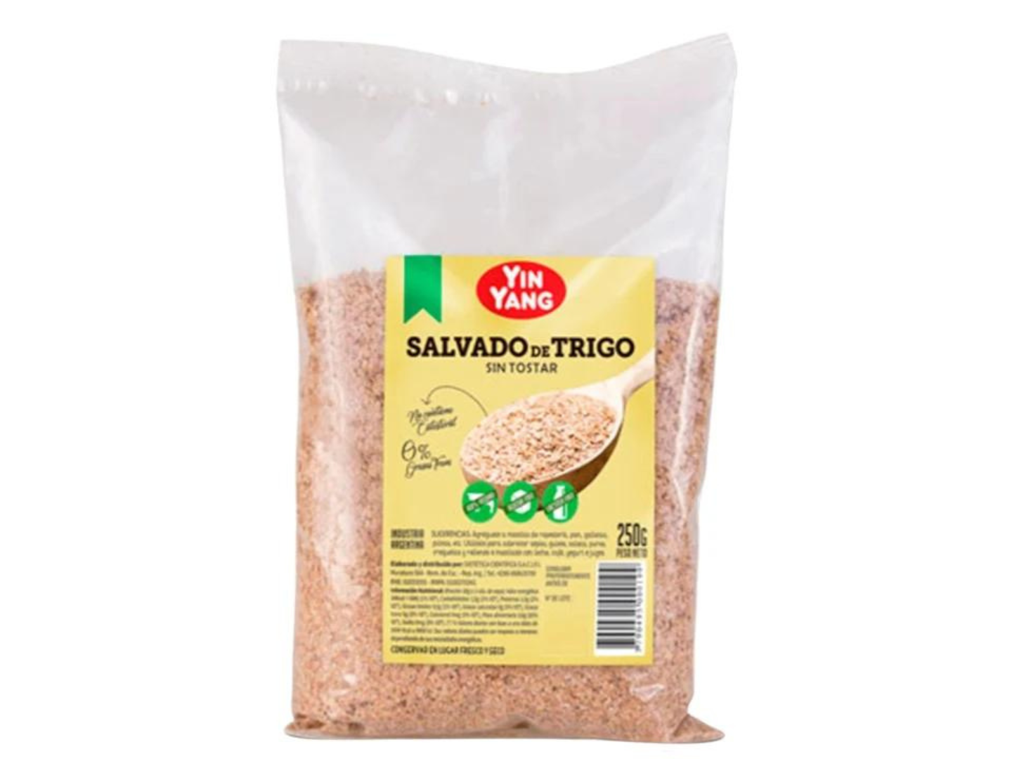 SALVADO DE TRIGO SIN TOSTAR X250GR- YIN YANG